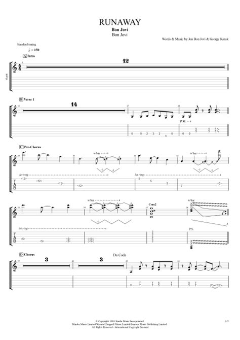 Bon Jovi Chords & Tabs for Guitar, Ukulele, Bass ...